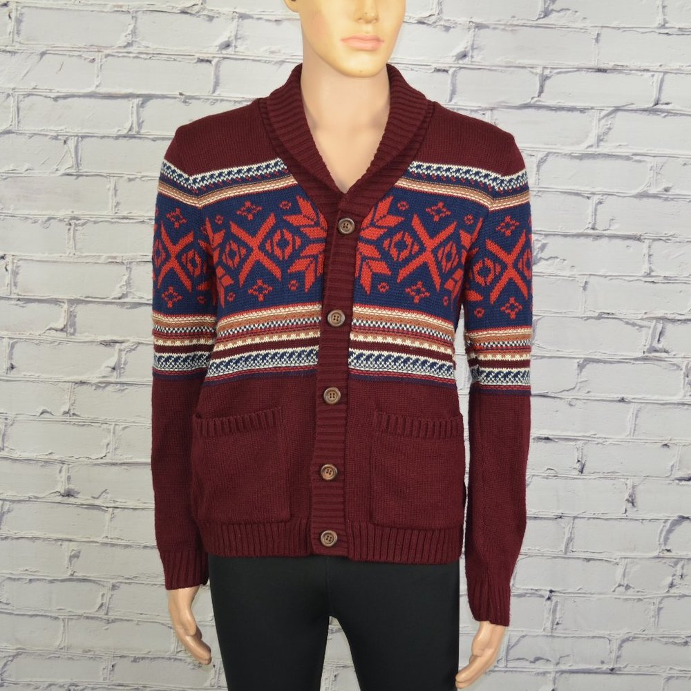 Mens Topman Cardigan Sweater size small